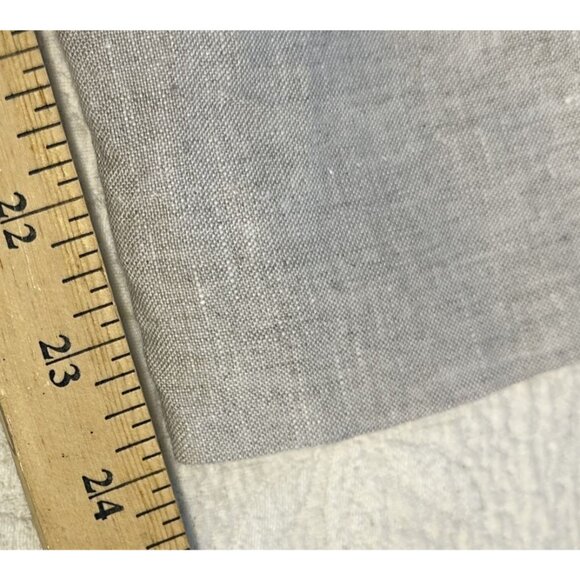 Chicos Plus Size Oatmeal Linen Cropped Pull On Trousers Button Ankle Size 16 - Picture 13 of 13